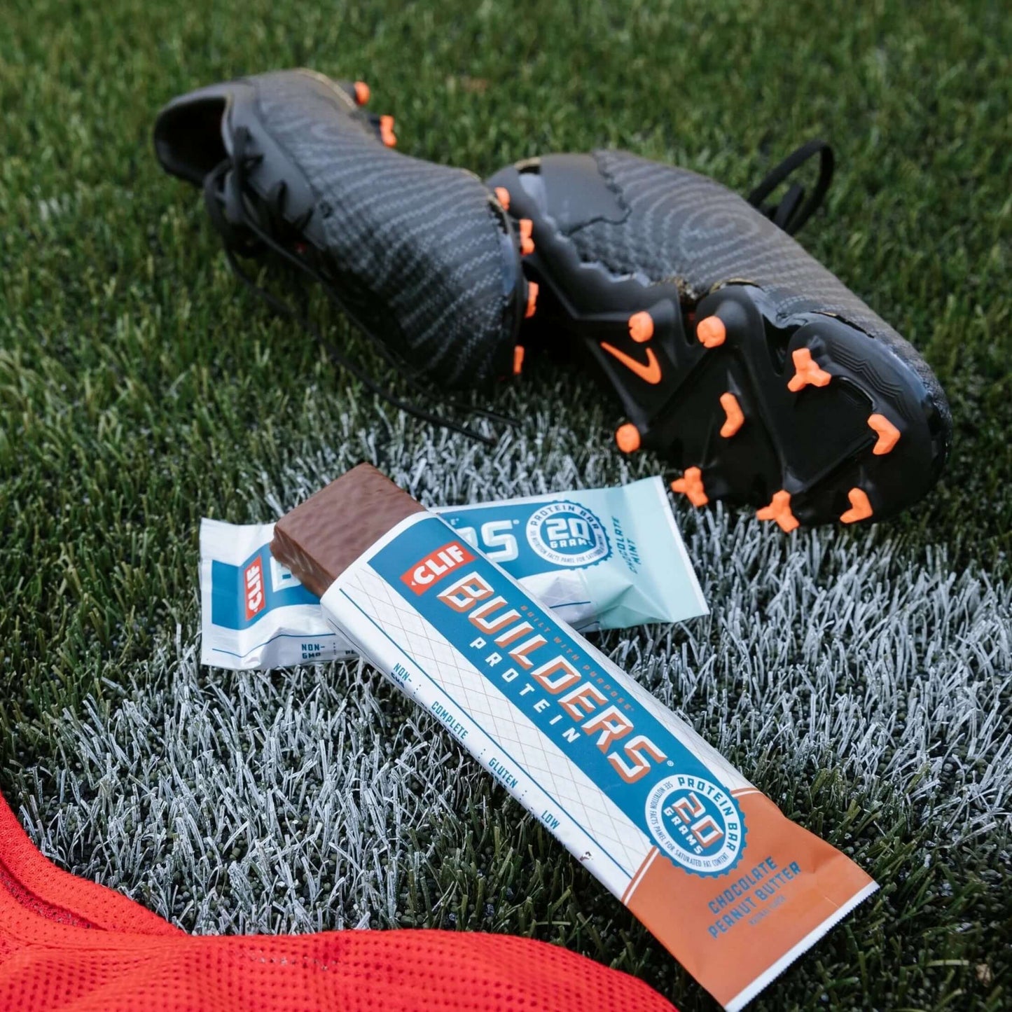 CLIF Protein Bars Chocolate Flavor, Plant Protein, Gluten Free Bars, 12Ct