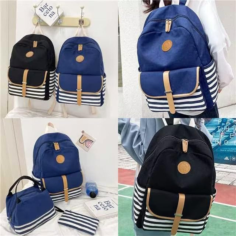 Backpacks for Women Teen Girls,Large Capacity Bookbag with USB Charger Port,Canvas Backpack-Back School Gift for Girls