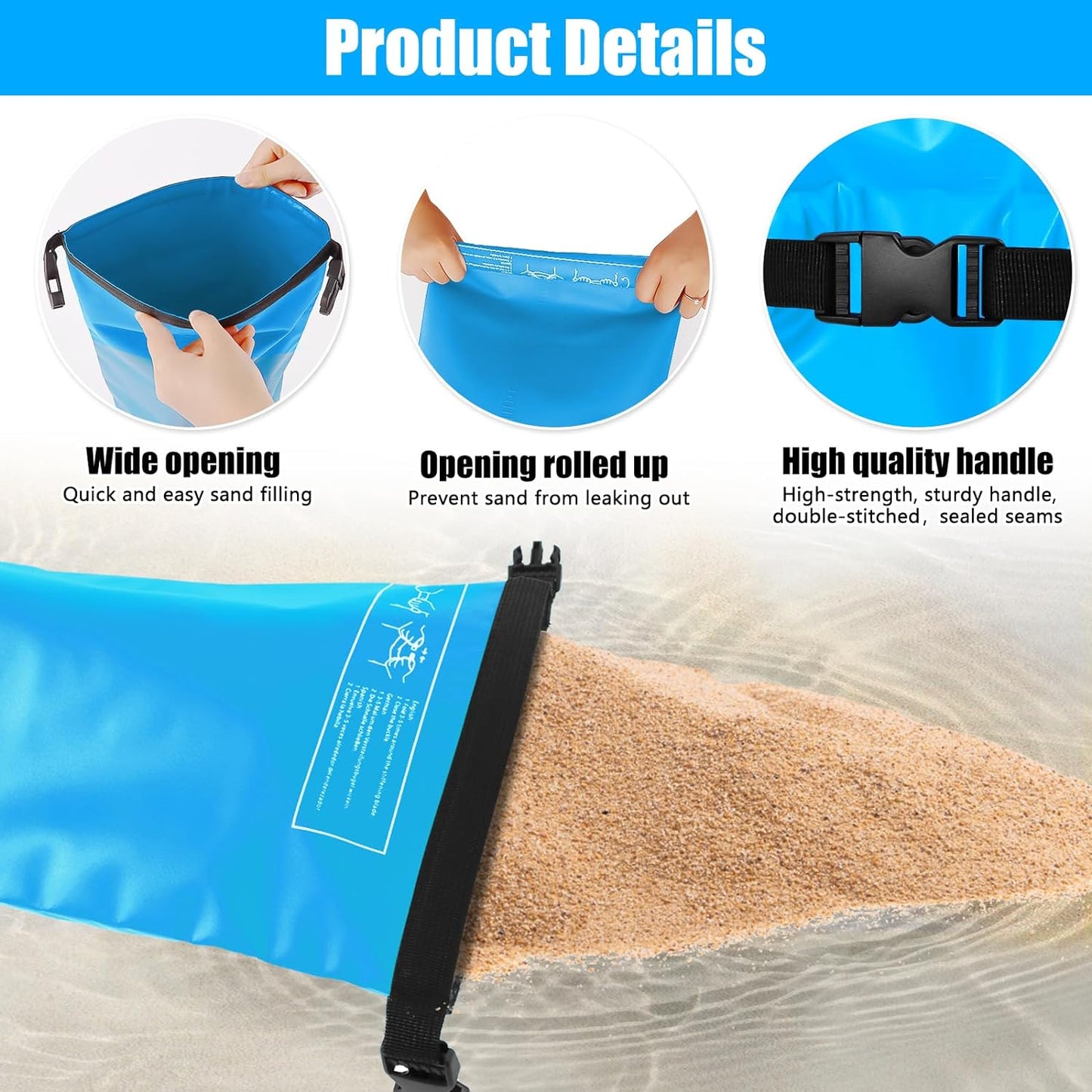 2 Pack Universal Pool Step Weights, 10 L No Breaken Pool Ladder Weights for Abov