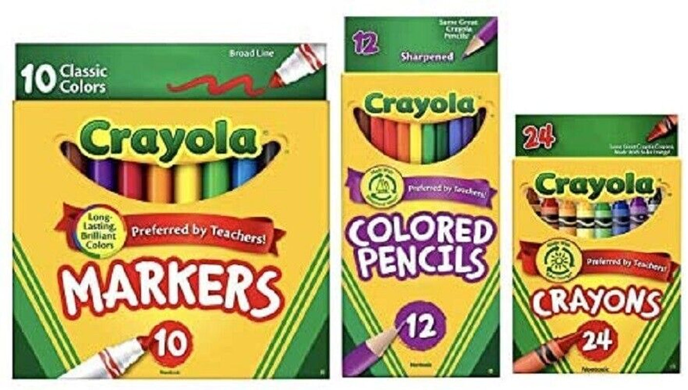Back to School Essentials Supplies Pack Kit Bundle - Grades K-8 |
